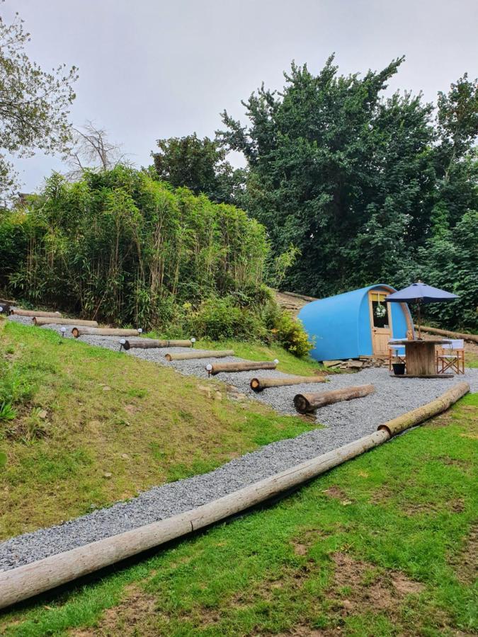 Gower Pods Hotell Penclawdd Eksteriør bilde